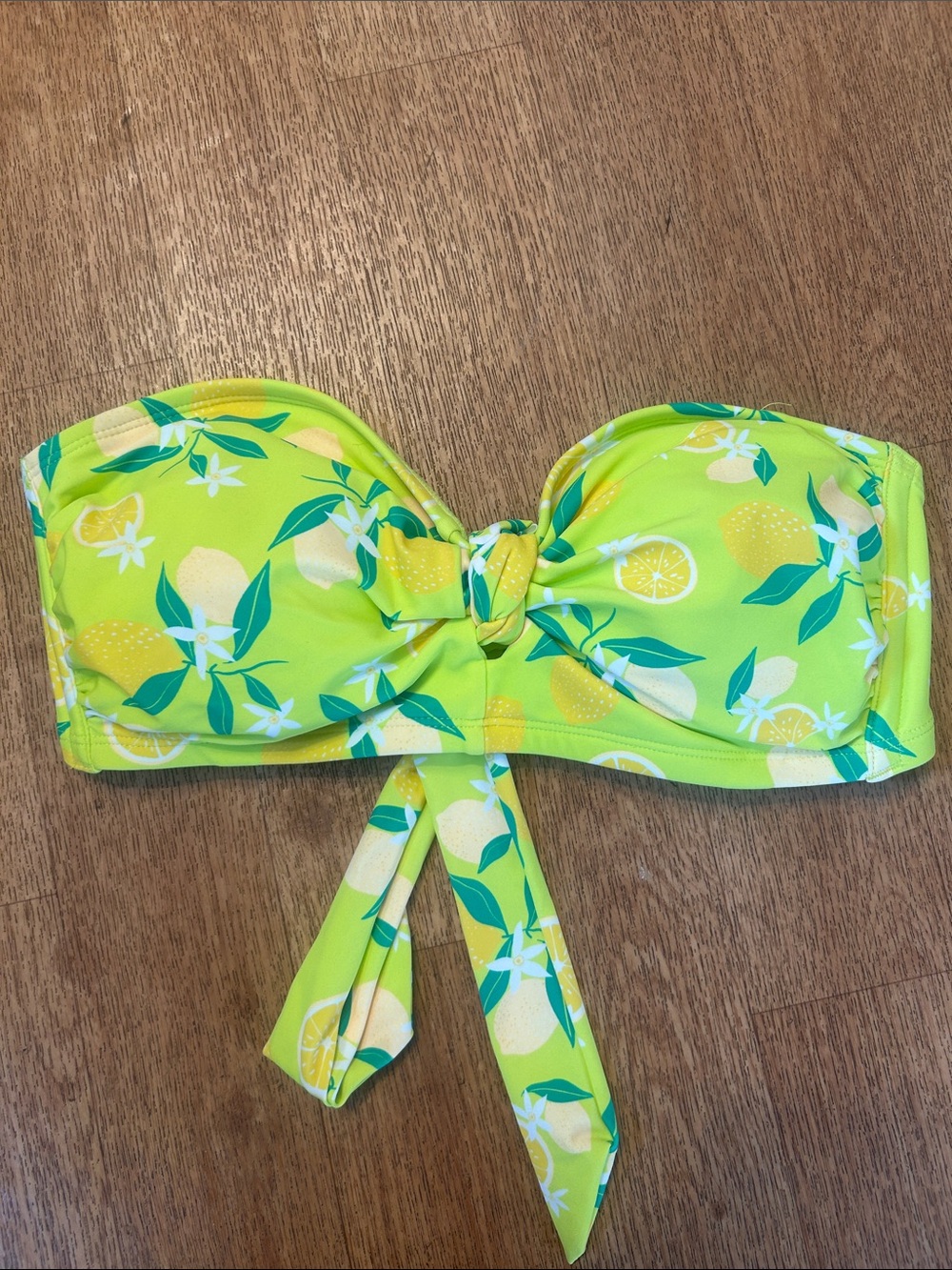 Wild Fable Bright Lemon Bathing Suit Top